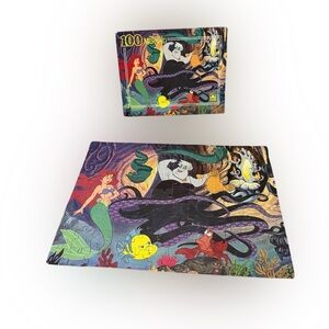 Vintage Disney The Little Mermaid 100-Piece Puzzle - Golden Brand (Complete)